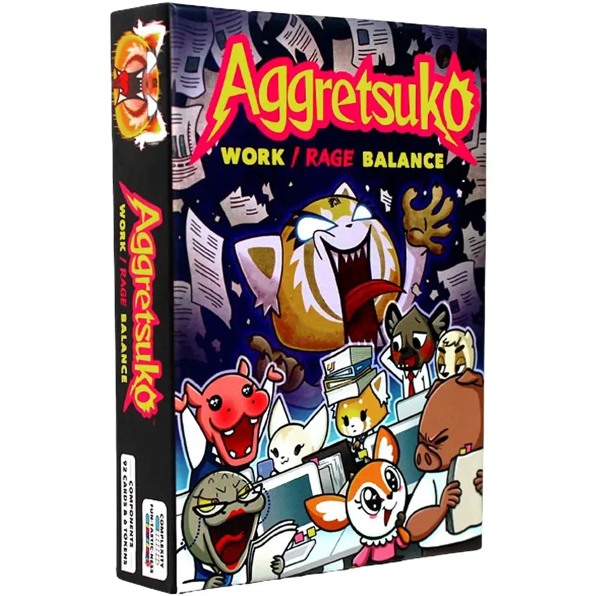 Aggretsuko-WorkRage-Balance-Competitive-Anime-Card-Game-for-Family-Adults-and-Children-3-6-Players-Age-10-Japanime-Games_6814fd11 Aggretsuko: Work/Rage Balance - Competitive Anime Card Game for Family, Adults, and Children (3-6 Players, Age 10+) - Japanime Games - Image 1