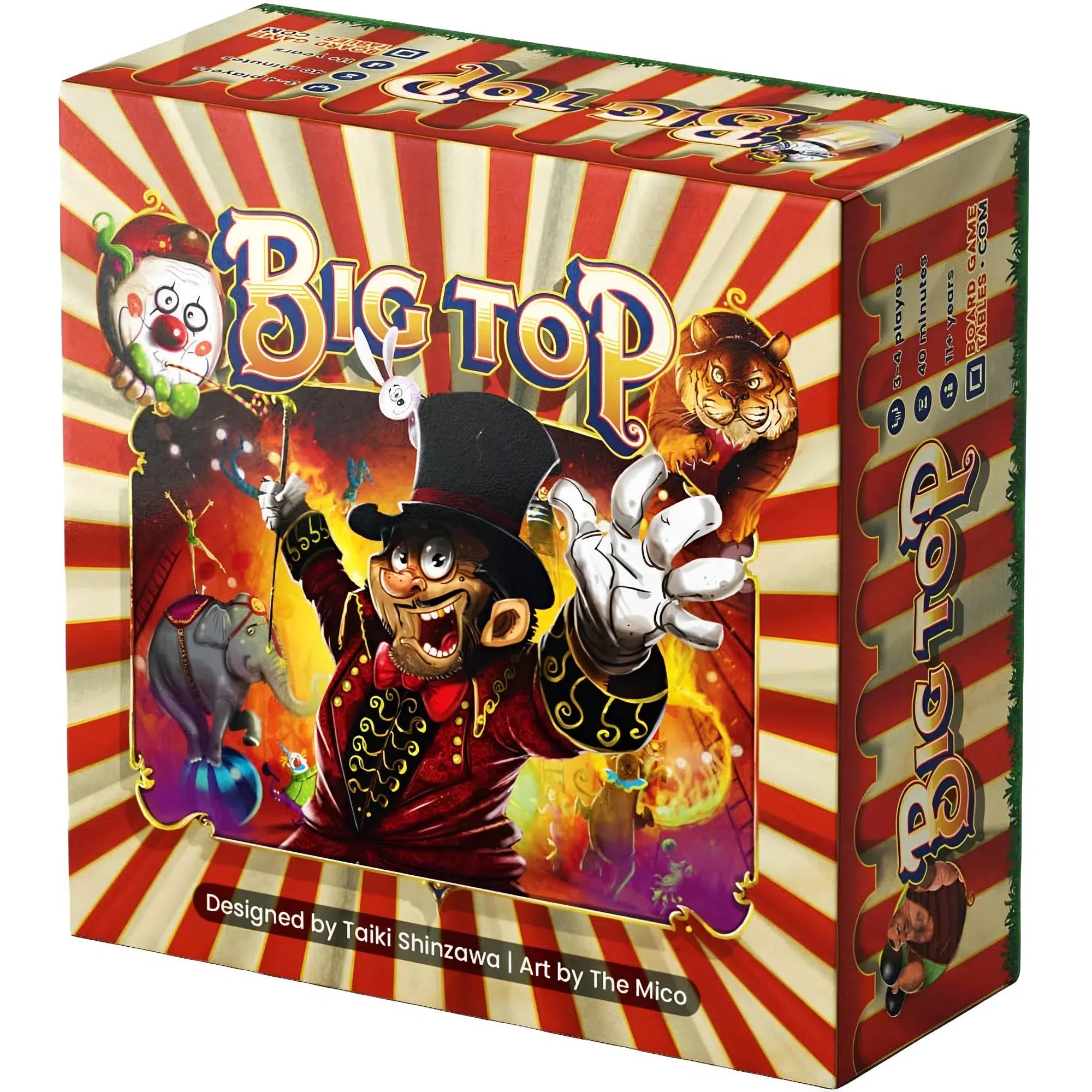Big-Top-Competitive-Circus-Board-Game-for-Family-Adults-and-Children-3-4-Players-Ages-11-Allplay Big Top - Competitive Circus Board Game for Family, Adults, and Children (3-4 Players, Ages 11+) - Allplay - Image 1