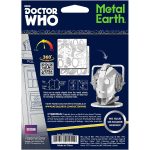Doctor Who - Unpainted Cyberman Head Figure Model Kit (Steel, Moderate Difficulty) - Fascinations - Metal Earth Series - Image 3