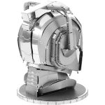 Doctor Who - Unpainted Cyberman Head Figure Model Kit (Steel, Moderate Difficulty) - Fascinations - Metal Earth Series - Image 7