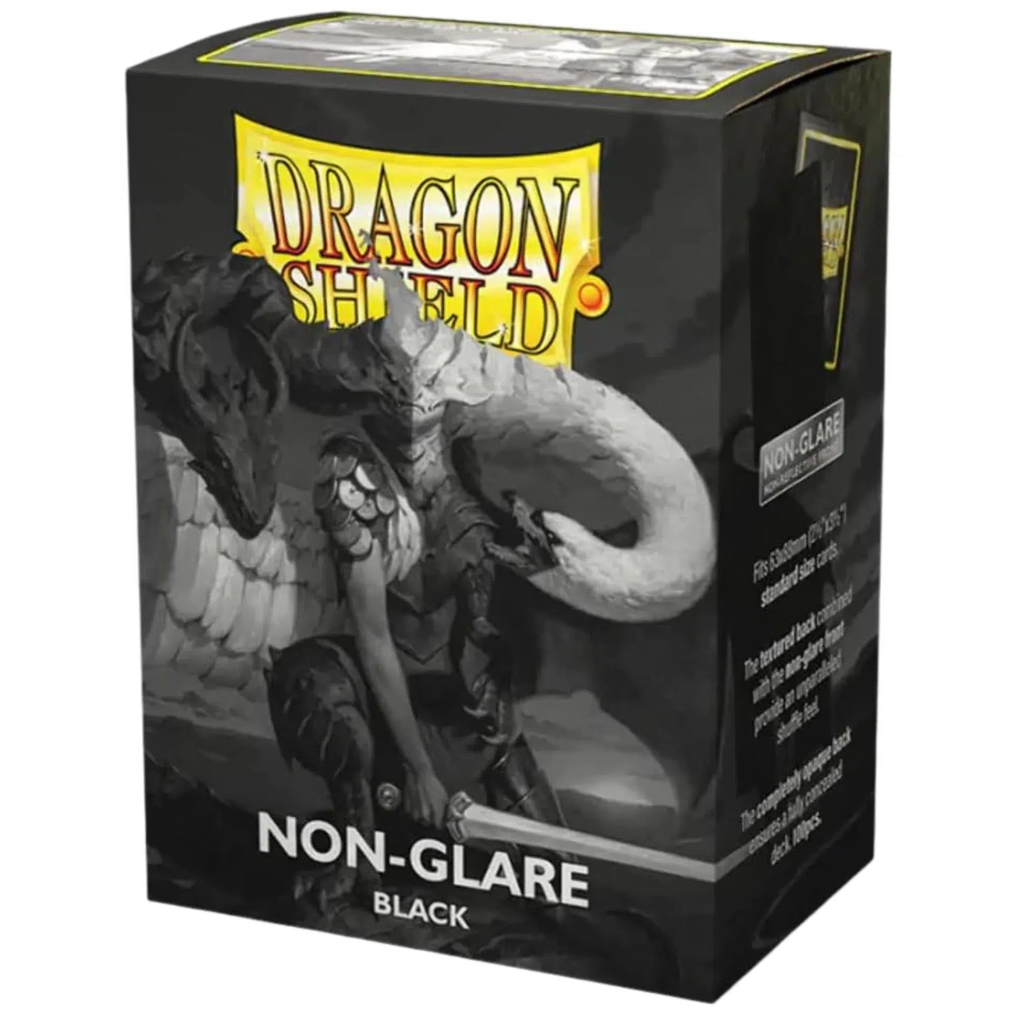 Dragon-Shield-Black-Protective-Card-Sleeves-Matte-Non-Glare-100-Count-Standard-Size Dragon Shield - Black Protective Card Sleeves (Matte, Non-Glare, 100 Count, Standard Size) - Image 1