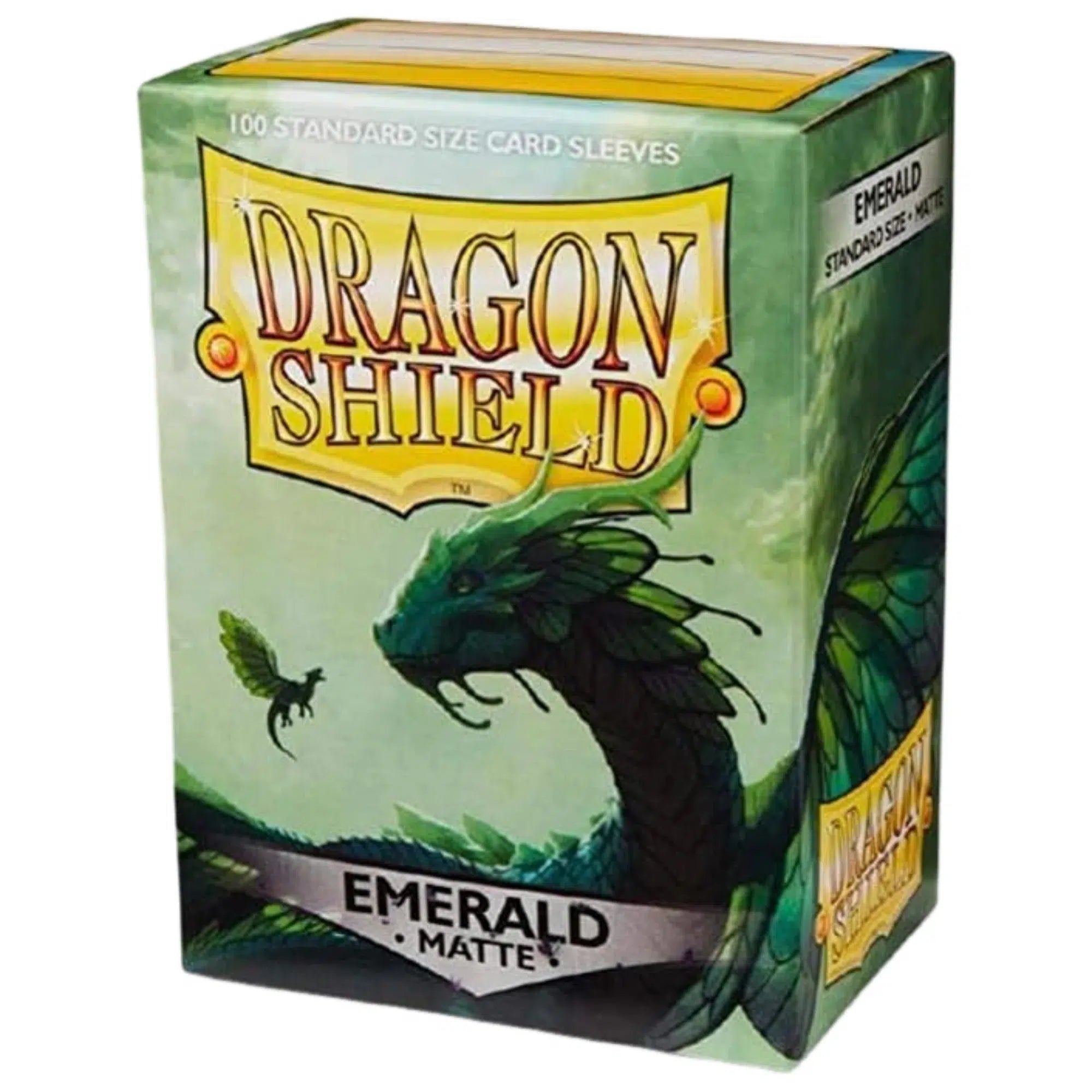 Dragon-Shield-Emerald-Green-Protective-Card-Sleeves-Matte-100-Count-Standard-Size Dragon Shield - Emerald Green Protective Card Sleeves (Matte, 100 Count, Standard Size) - Image 1