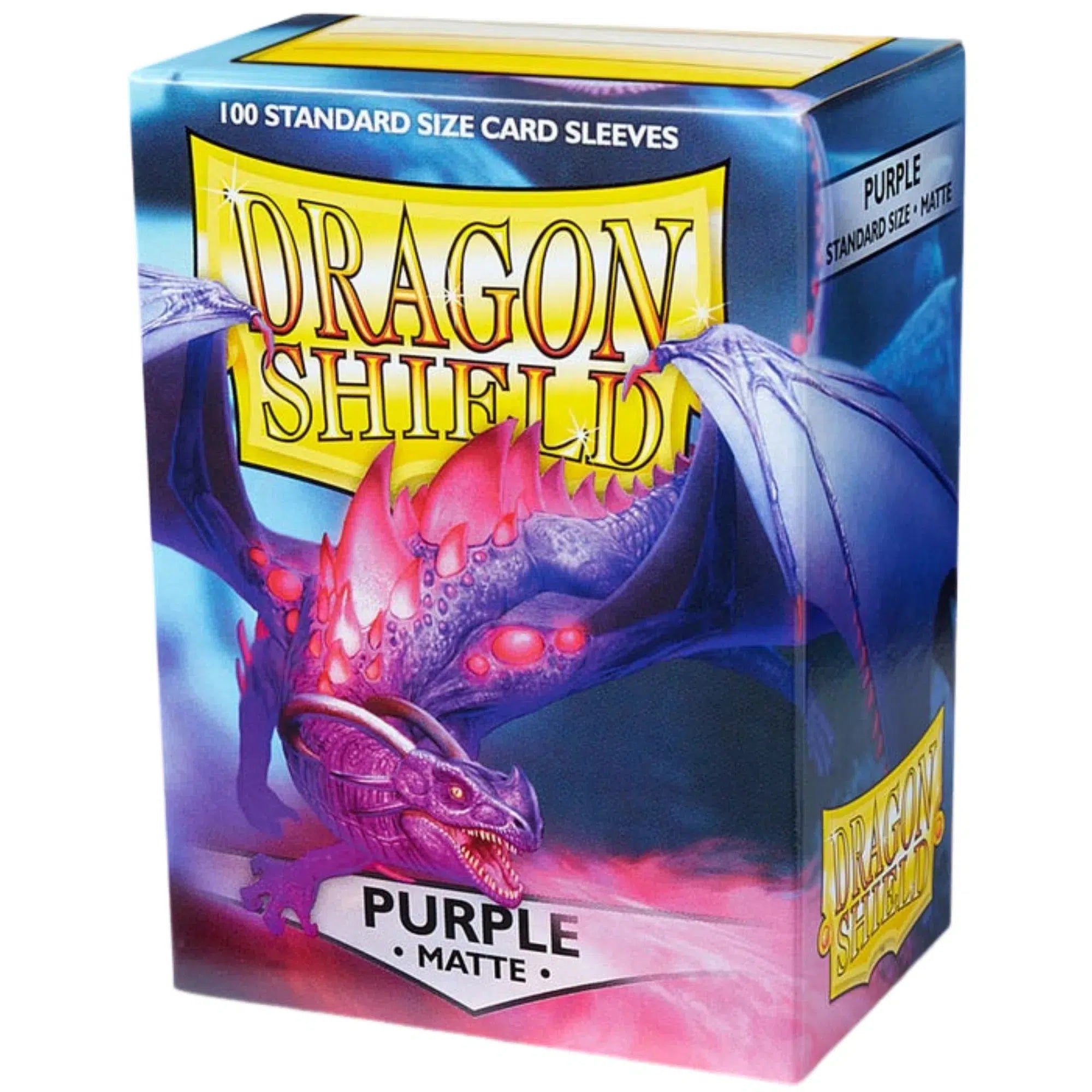Dragon-Shield-Purple-Protective-Card-Sleeves-Matte-100-Count-Standard-Size Dragon Shield - Purple Protective Card Sleeves (Matte, 100 Count, Standard Size) - Image 1