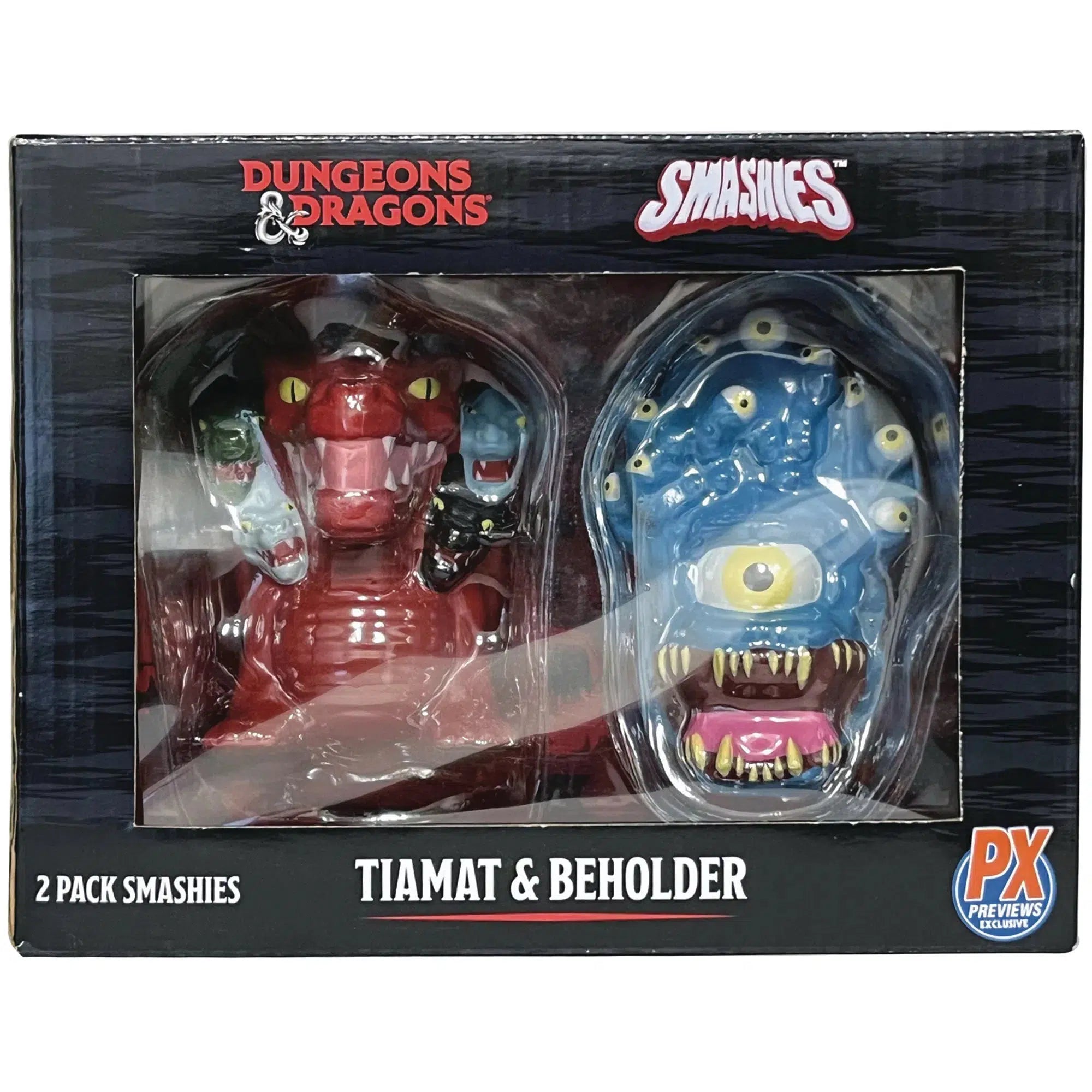 Dungeons-Dragons-Tiamat-Beholder-Figures-Set-2-Pack-Smashies-Series Dungeons & Dragons - Tiamat & Beholder Figures Set (2 Pack) - Smashies Series - Image 1