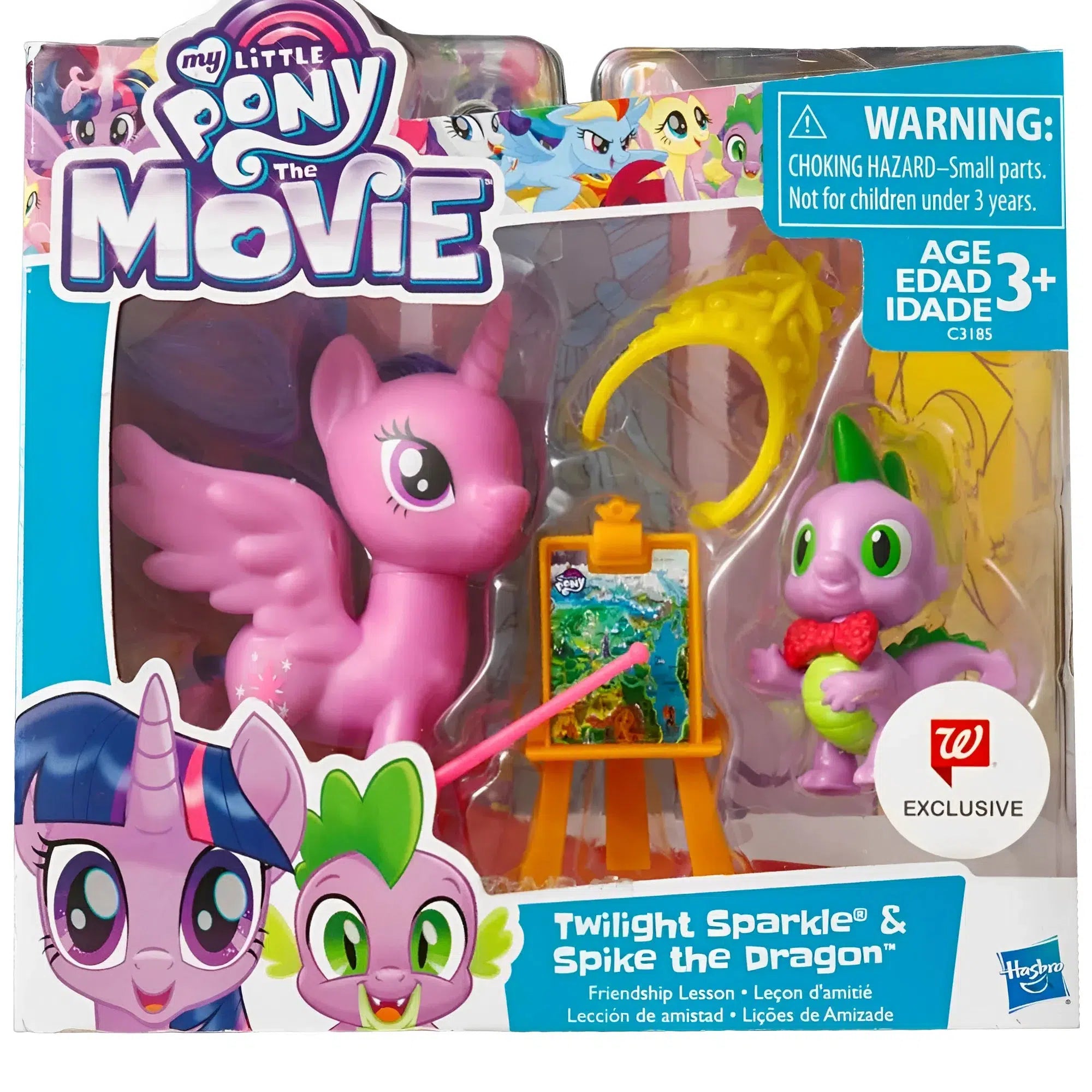 My-Little-Pony-The-Movie-Twilight-Sparkle-Spike-the-Dragon-Friendship-Lesson-Figures-Hasbro-Walgreens-Exclusive My Little Pony: The Movie - Twilight Sparkle & Spike the Dragon Friendship Lesson Figures - Hasbro - Walgreens Exclusive - Image 1