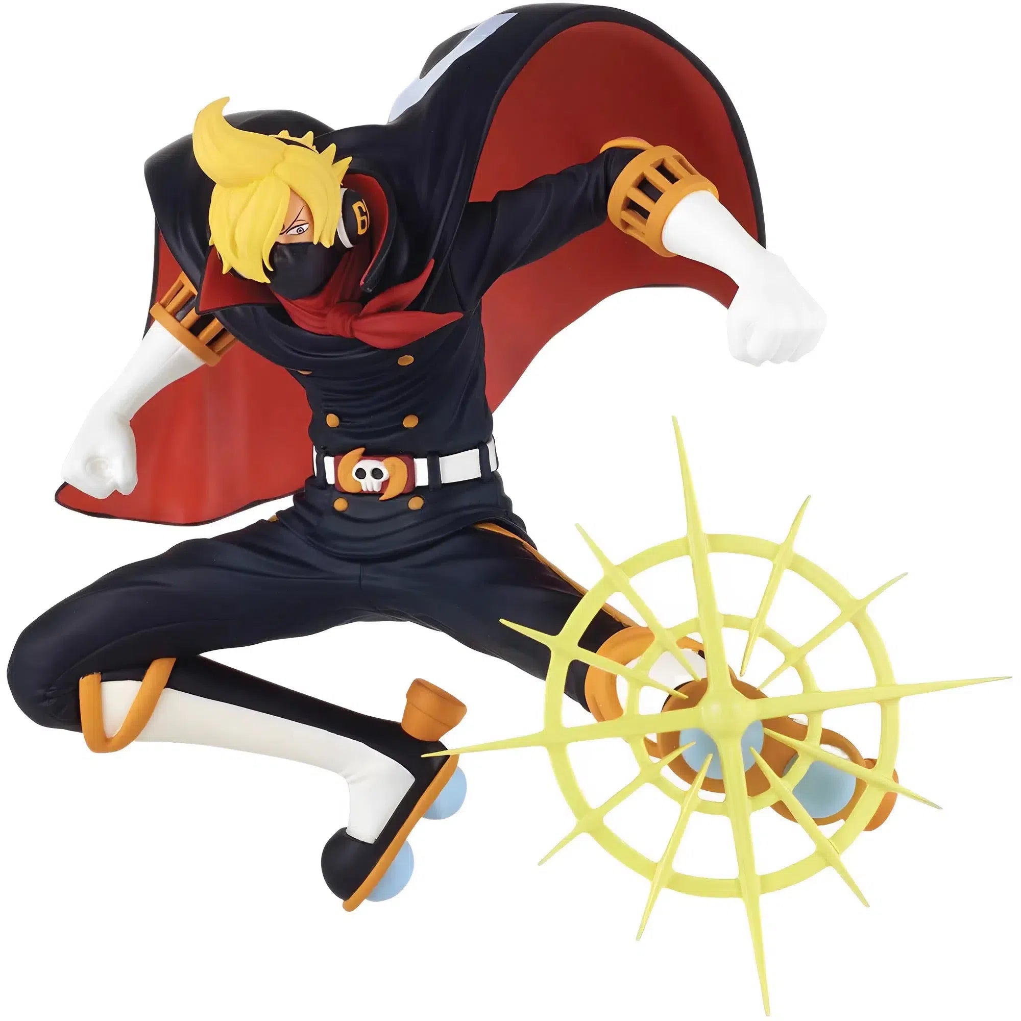 One-Piece-Soba-Mask-Sanji-Figure-6-Banpresto-Battle-Record-Collection-Series One Piece - Soba Mask Sanji Figure (6") - Banpresto - Battle Record Collection Series - Image 1