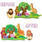 Poke N Create: Jungle Animal Kingdom - Mess Free DIY Activity Craft Kit - Smartivity - Image 4