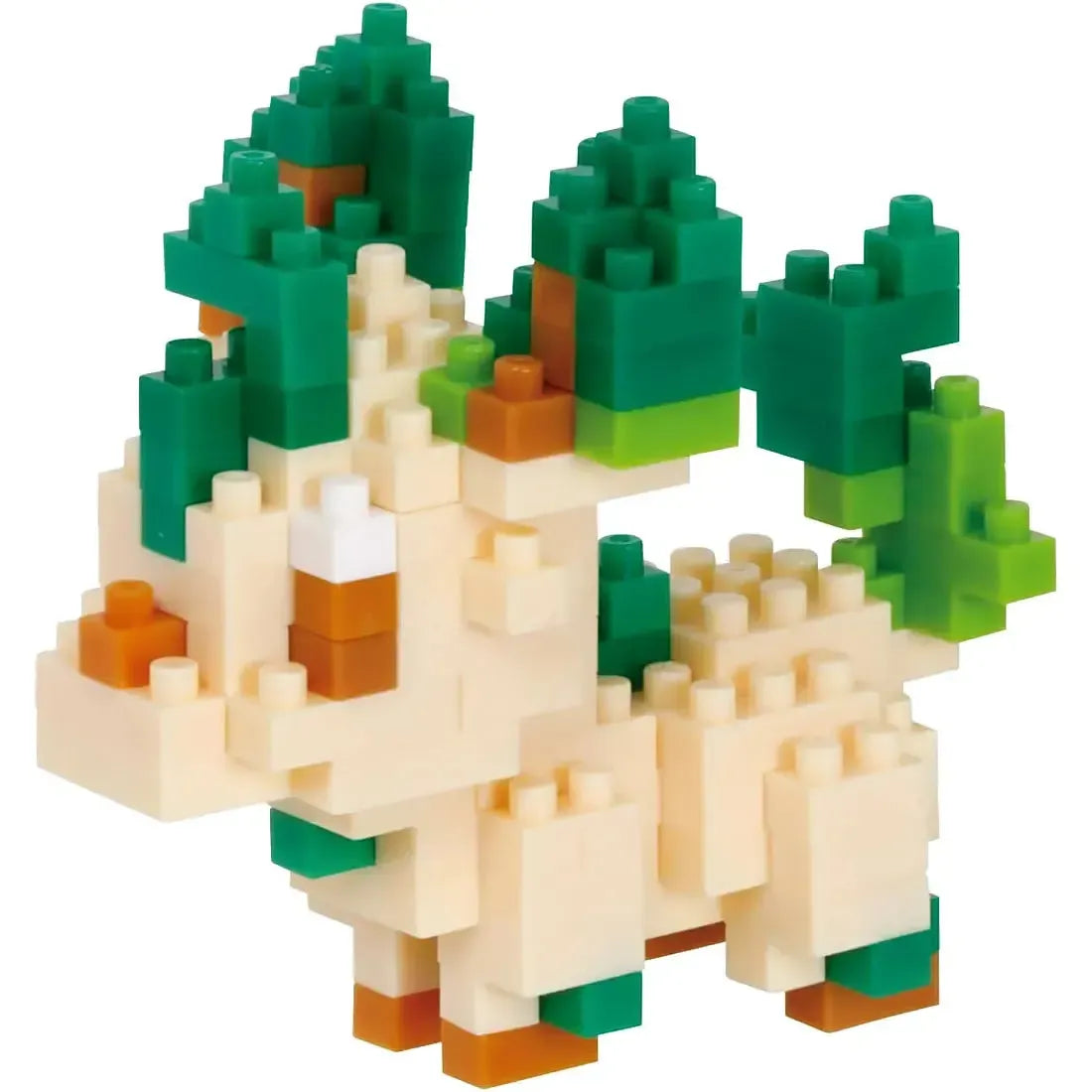 Pokemon-Leafeon-Figure-Building-Set-Nanoblock-071 Pokémon - Leafeon Figure Building Set - Nanoblock (071) - Image 1
