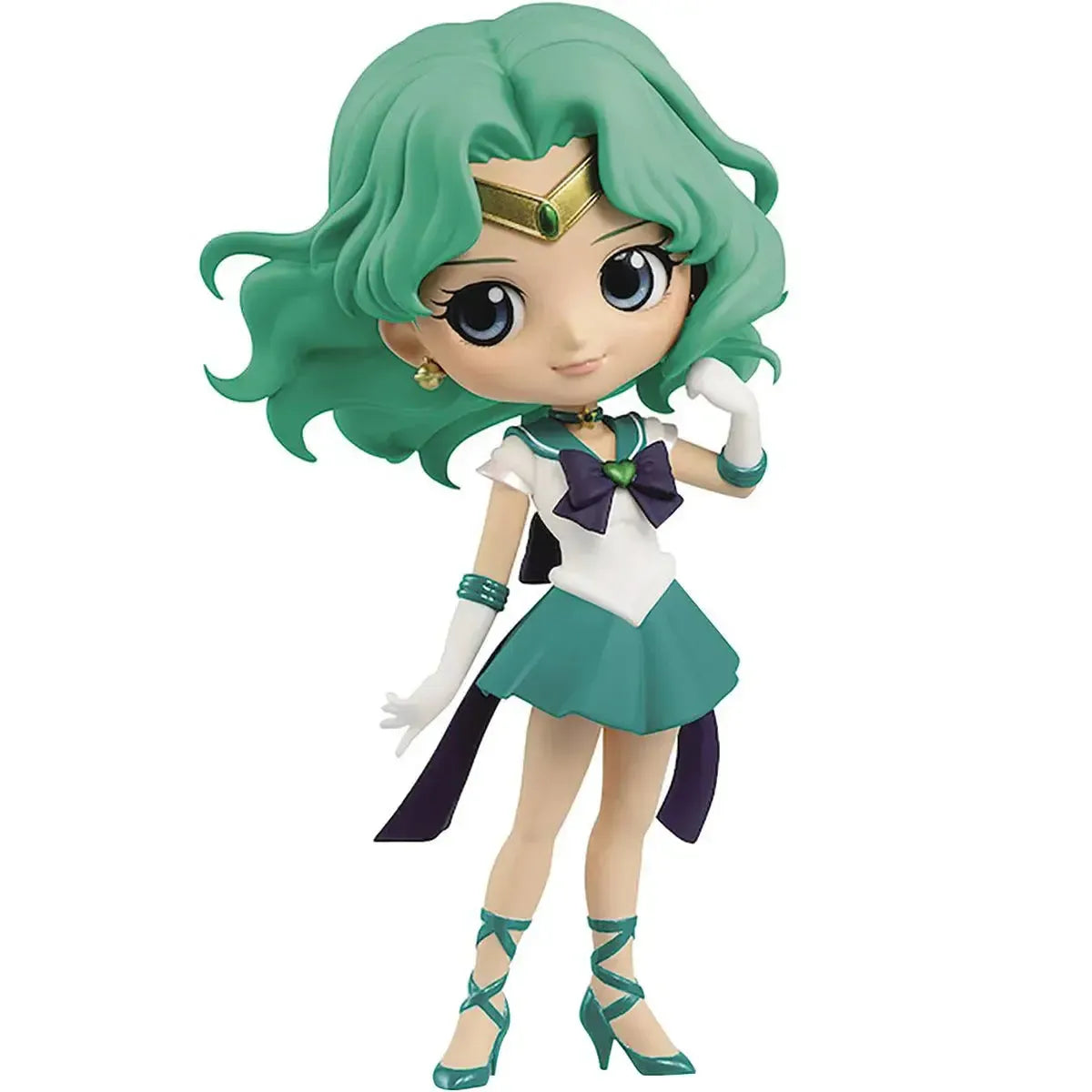 Sailor-Moon-Eternal-Super-Sailor-Neptune-Figure-5_5-Banpresto-Q-Posket-Series-Version-A Sailor Moon Eternal - Super Sailor Neptune Figure (5.5") - Banpresto - Q Posket Series (Version A) - Image 1