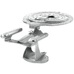 Star Trek: The Next Generation - Unpainted USS Enterprise NCC-1701-D Ship Figure Model Kit (Steel, Moderate Difficulty) - Fascinations - Metal Earth Series - Image 6