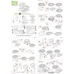 Star Trek: The Next Generation - Unpainted USS Enterprise NCC-1701-D Ship Figure Model Kit (Steel, Moderate Difficulty) - Fascinations - Metal Earth Series - Image 8