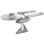 Star Trek - Unpainted USS Enterprise NCC-1701 Ship Figure Model Kit (Steel, Challenging Difficulty) - Fascinations - Metal Earth Series - Image 4