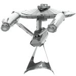 Star Trek - Unpainted USS Enterprise NCC-1701 Ship Figure Model Kit (Steel, Challenging Difficulty) - Fascinations - Metal Earth Series - Image 5