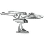 Star Trek - Unpainted USS Enterprise NCC-1701 Ship Figure Model Kit (Steel, Challenging Difficulty) - Fascinations - Metal Earth Series - Image 7