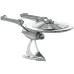 Star Trek - Unpainted USS Enterprise NCC-1701 Ship Figure Model Kit (Steel, Challenging Difficulty) - Fascinations - Metal Earth Series - Image 8