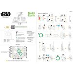 Star Wars - D-O Figure Model Kit (Steel, Easy Difficulty) - Fascinations - Metal Earth Series - Image 9
