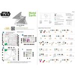 Star Wars - Sith TIE Fighter Figure Model Kit (Steel, Challenging Difficulty) - Fascinations - Metal Earth Series - Image 9