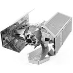 Star Wars - Unpainted Darth Vader's Tie Advanced X1 Figure Model Kit (Steel, Moderate Difficulty) - Fascinations - Metal Earth Series - Image 4