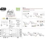 Star Wars - Unpainted Darth Vader's Tie Advanced X1 Figure Model Kit (Steel, Moderate Difficulty) - Fascinations - Metal Earth Series - Image 9