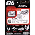 Star Wars - Unpainted First Order Snowspeeder Figure Model Kit (Steel, Challenging Difficulty) - Fascinations - Metal Earth Series - Image 3
