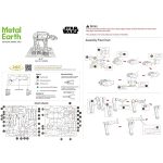 Star Wars - Unpainted Imperial AT-AT Figure Model Kit (Steel, Moderate Difficulty) - Fascinations - Metal Earth Series - Image 9