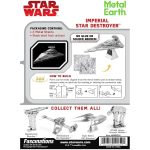 Star Wars - Unpainted Imperial Star Destroyer Figure Model Kit (Steel, Moderate Difficulty) - Fascinations - Metal Earth Series - Image 3