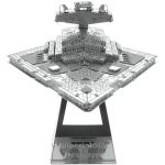 Star Wars - Unpainted Imperial Star Destroyer Figure Model Kit (Steel, Moderate Difficulty) - Fascinations - Metal Earth Series - Image 4