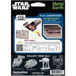 Star Wars - X-34 Landspeeder Figure Model Kit (Steel, Moderate Difficulty) - Fascinations - Metal Earth Series - Image 3