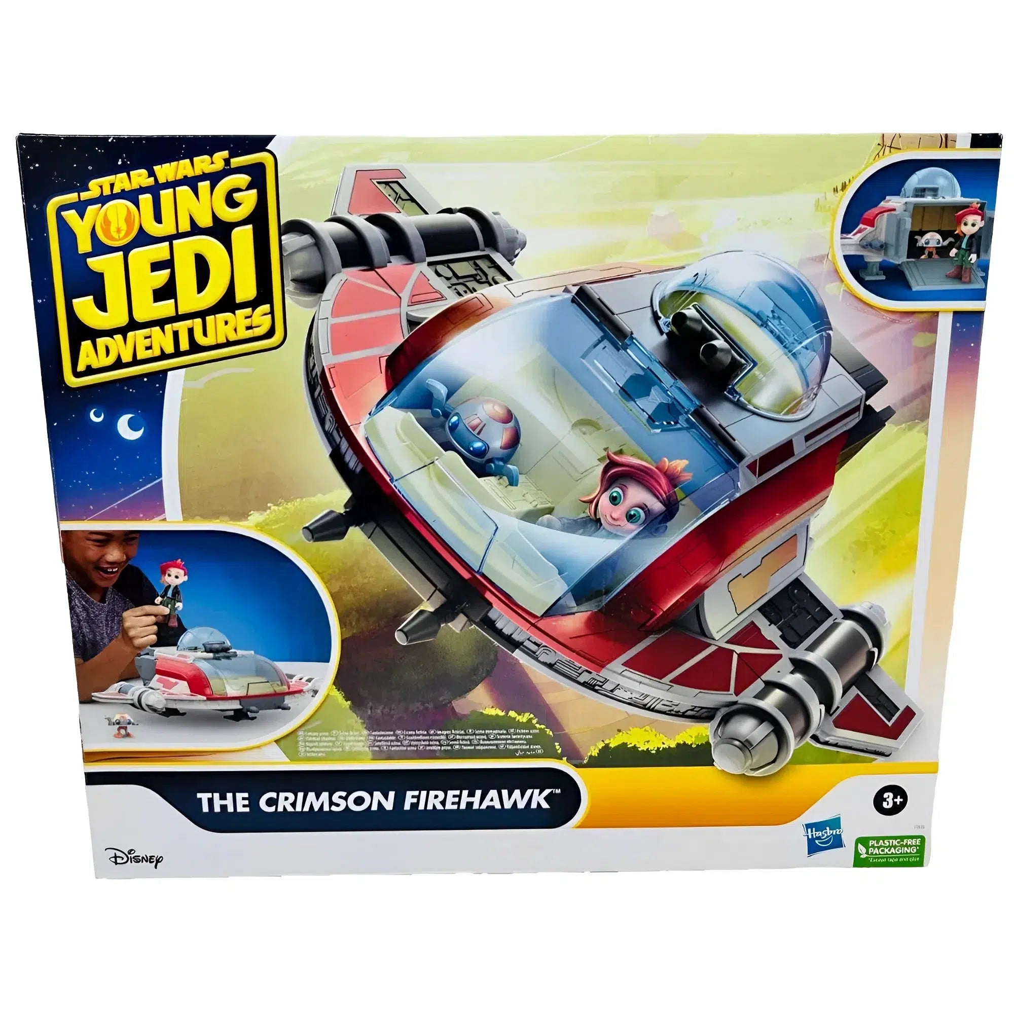 Star-Wars-Young-Jedi-Adventures-The-Crimson-Firehawk-Vehicle-Figure-Toy-Set-Hasbro_4b0832db Star Wars: Young Jedi Adventures - The Crimson Firehawk Vehicle & Figure Toy Set - Hasbro - Image 1
