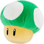 Super Mario - Mini Green 1-Up Mushroom Plush (4") - Tomy - Club Mocchi Mocchi Series - Image 2
