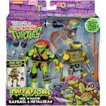 Tales Of The Teenage Mutant Ninja Turtles - Raphael & Metalhead Action Figure Set - Playmates Toys - Mutations: Mix 'N Match Series