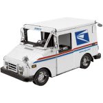 USPS - Grumman LLV Mail Truck Figure Model Kit (1:59 Scale, Steel, Moderate Difficulty) - Fascinations - Metal Earth Series - Image 2