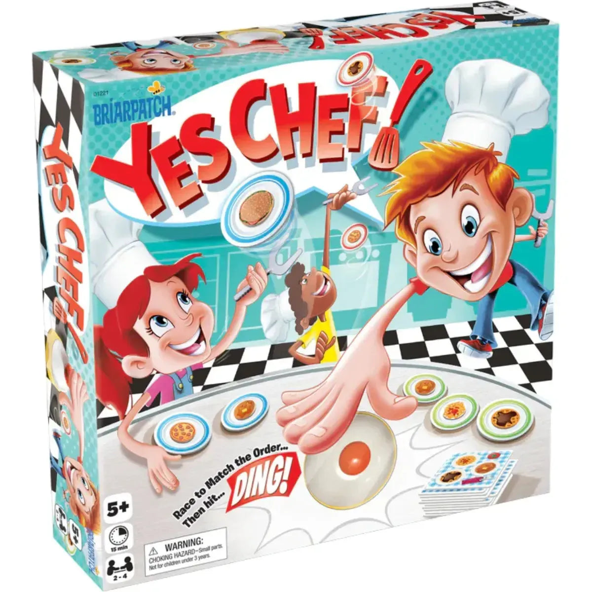 Yes-Chef-Dexterity-Food-Board-Game-for-Family-and-Children-2-4-Players-Ages-5-University-Games_e4254992 Yes, Chef! - Dexterity Food Board Game for Family, and Children (2-4 Players, Ages 5+) - University Games - Image 1